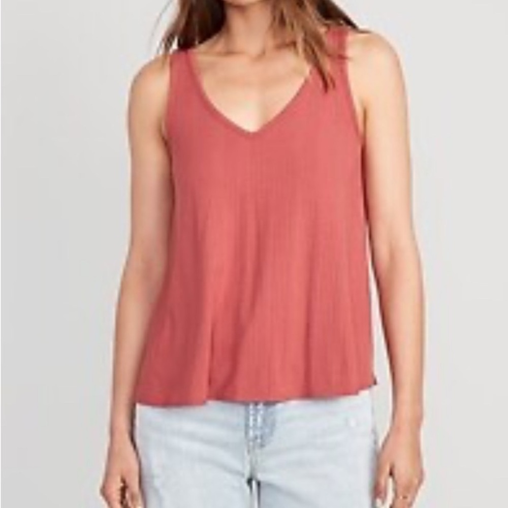 Old Navy Women's V-Neck Tank Top - Rust
